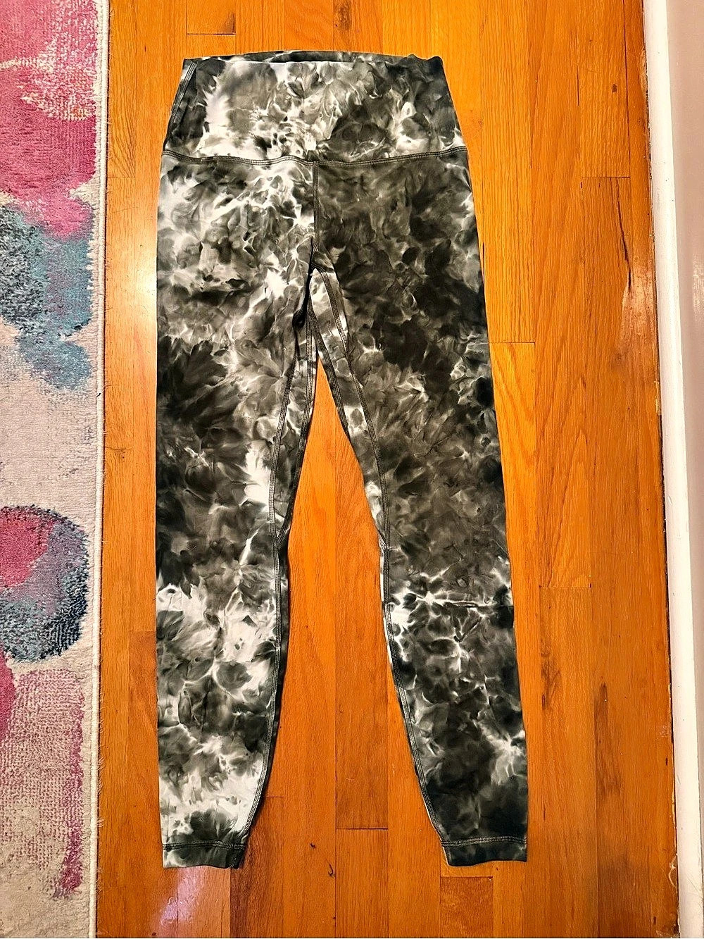 lululemon Align High-Rise Pant 28" *Diamond Dye Green & White Size 8